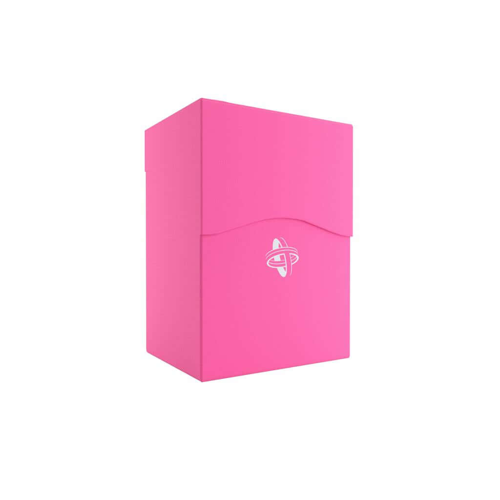 Accessoires Roze, casual deckbox die geschikt is voor het beschermen en opbergen van maximaal 80 kaarten met dubbele sleeves.
