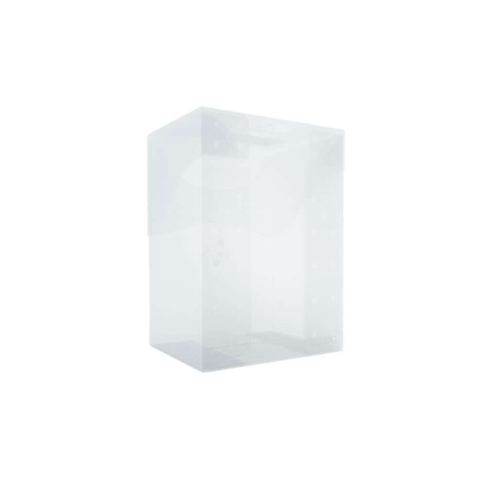 Accessoires Transparante, casual deckbox die geschikt is voor het beschermen en opbergen van maximaal 80 kaarten met dubbele sleeves.