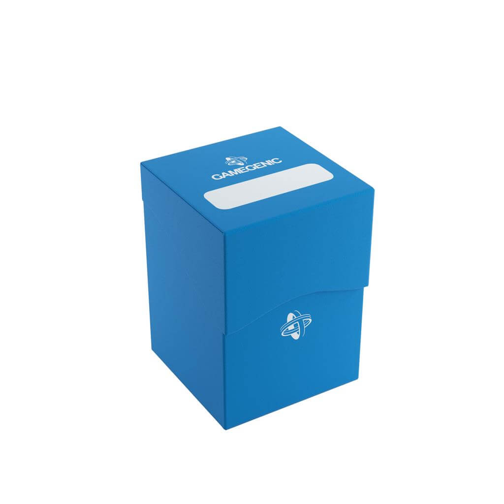 Accessoires Blauwe, casual deckbox die geschikt is voor het beschermen en opbergen van maximaal 100 kaarten met dubbele sleeves.