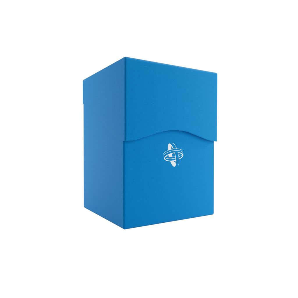 Accessoires Blauwe, casual deckbox die geschikt is voor het beschermen en opbergen van maximaal 100 kaarten met dubbele sleeves.