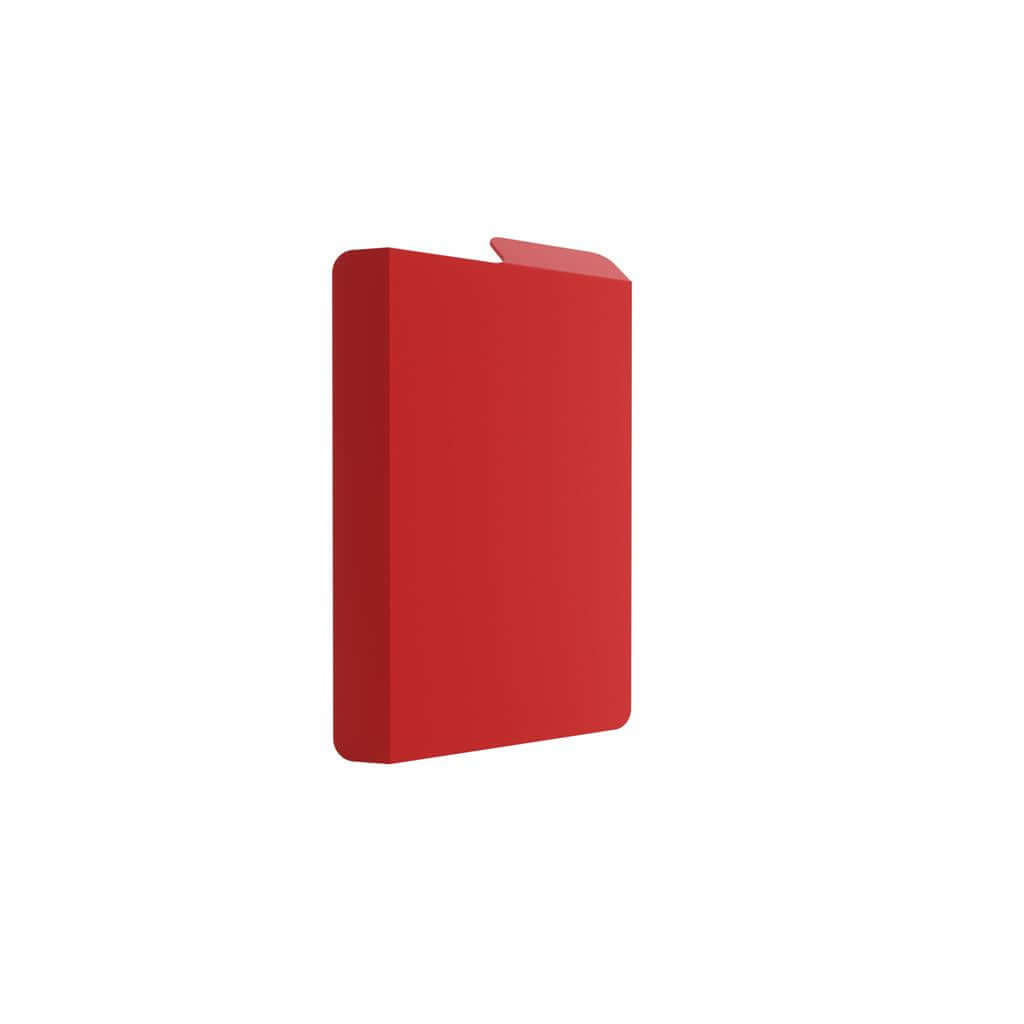 Accessoires Rode, casual deckbox die geschikt is voor het beschermen en opbergen van maximaal 100 kaarten met dubbele sleeves.