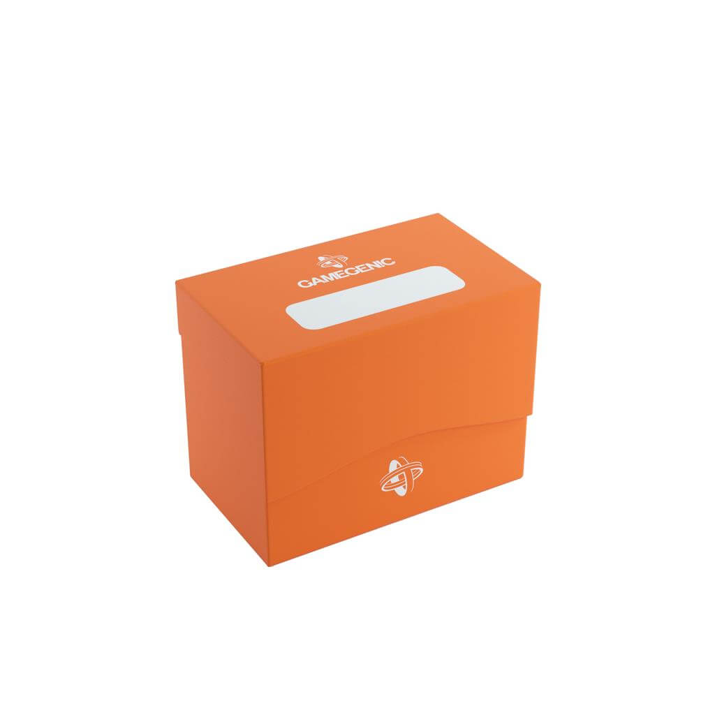 Accessoires Oranje, casual sideloading deckbox die geschikt is voor het beschermen en opbergen van maximaal 80 kaarten met dubbele sleeves.