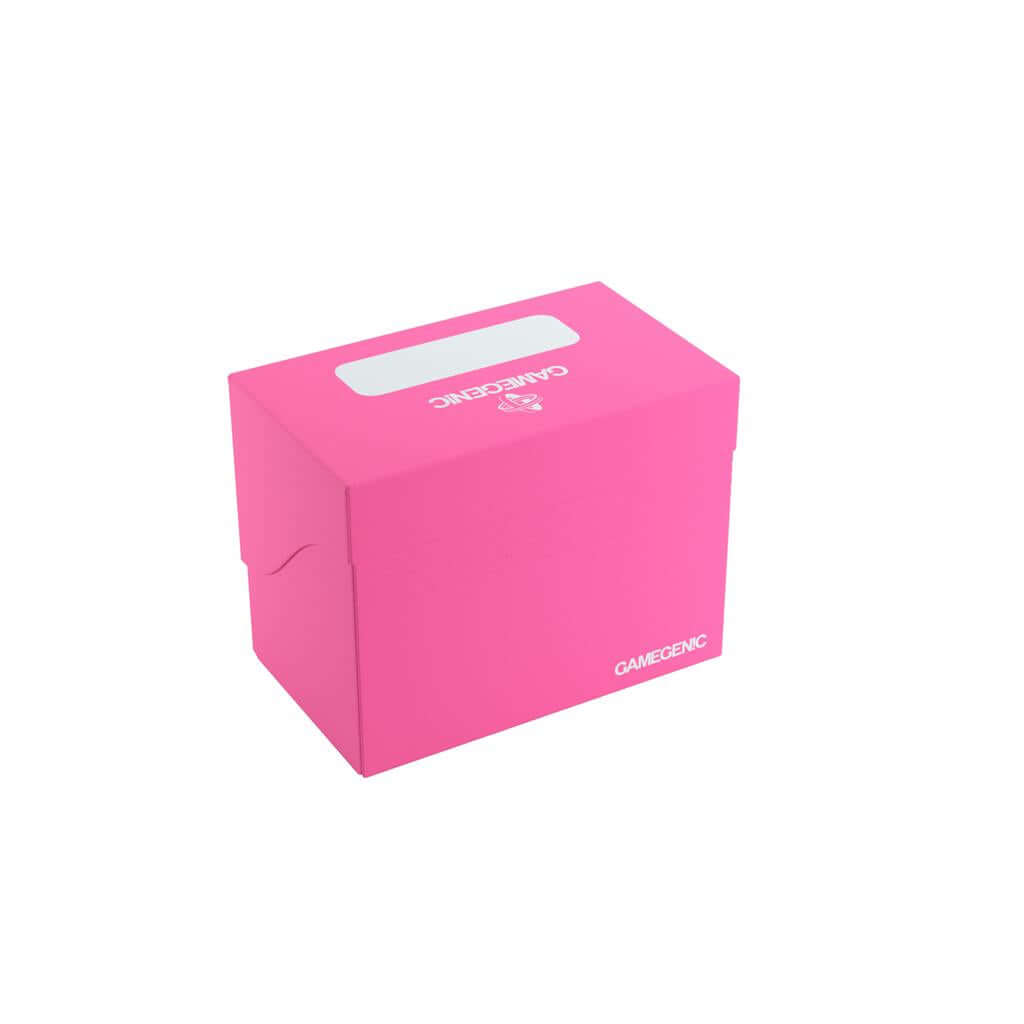 Accessoires Roze, casual sideloading deckbox die geschikt is voor het beschermen en opbergen van maximaal 80 kaarten met dubbele sleeves.