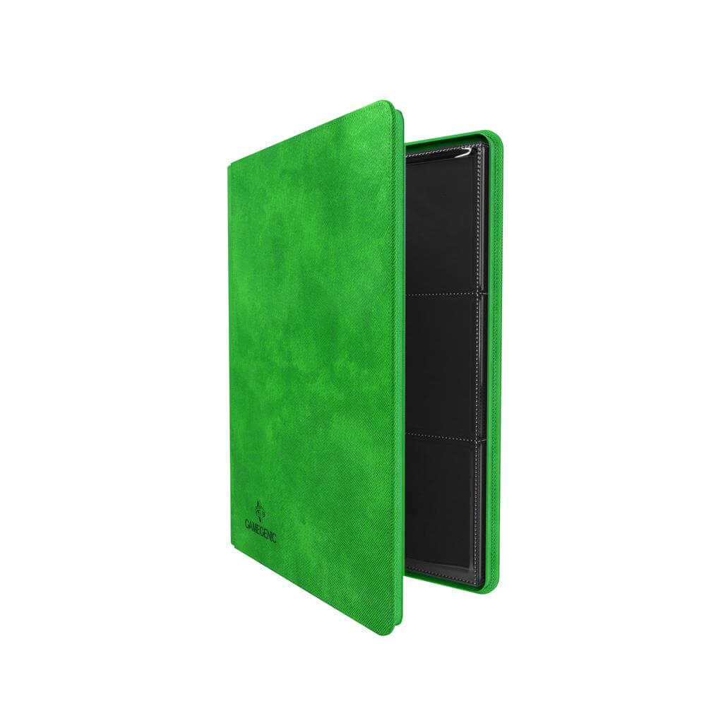 Accessoires Dit groene Zip-Up album is met een rits te openen en sluiten en is voorzien van 20 sideloading 18-Pocket pagina's voor een totale capaciteit van 360 kaarten (zelfs met dubbele sleeves).