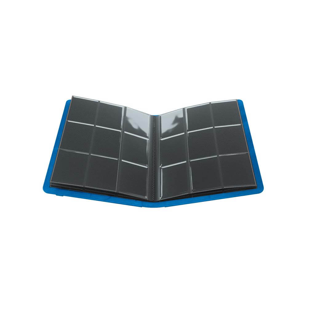 Accessoires Dit blauwe Prime album is voorzien van 20 sideloading 18-Pocket pagina's voor een totale capaciteit van 360 kaarten (zelfs met dubbele sleeves).