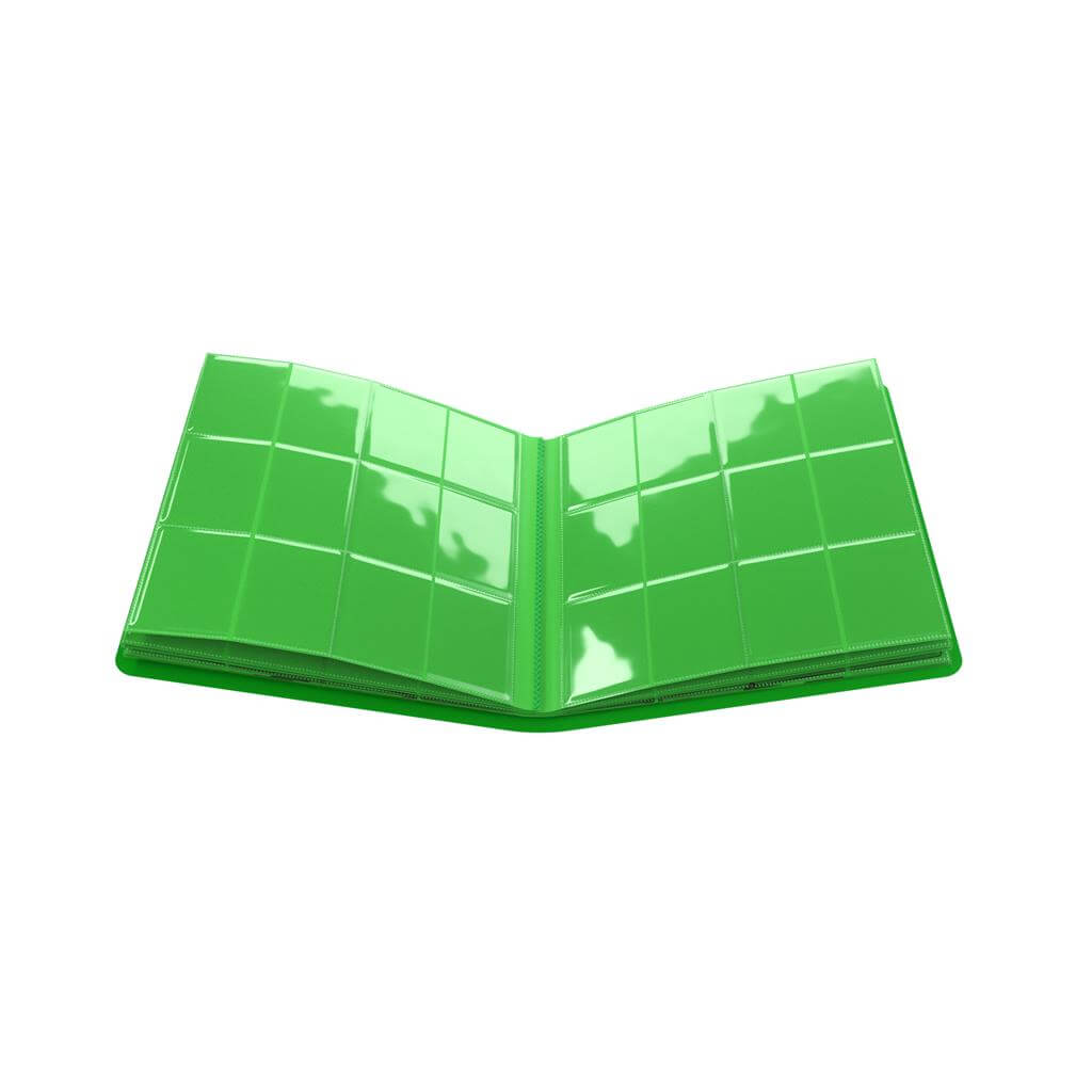 Accessoires Dit groene Casual album is voorzien van 20 sideloading 24-Pocket pagina's voor een totale capaciteit van 480 kaarten (zelfs met dubbele sleeves).