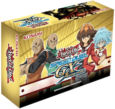 Yu-Gi-Oh In the Yu-Gi-Oh! GX animated series, Dr. Crowler hired the Paradox Brothers to teach Jaden Yuki and Syrus Truesdale a lesson! Now you can step into the shoes of the Slifer Red students – or their opponents – in Speed Duel GX: Midterm Paradox Mini