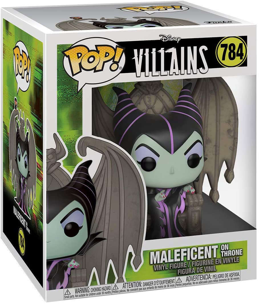 Lorcana Dit is Maleficent als Funko Pop! figuur, komt verpakt in een window display box en is ongeveer 15 cm groot.