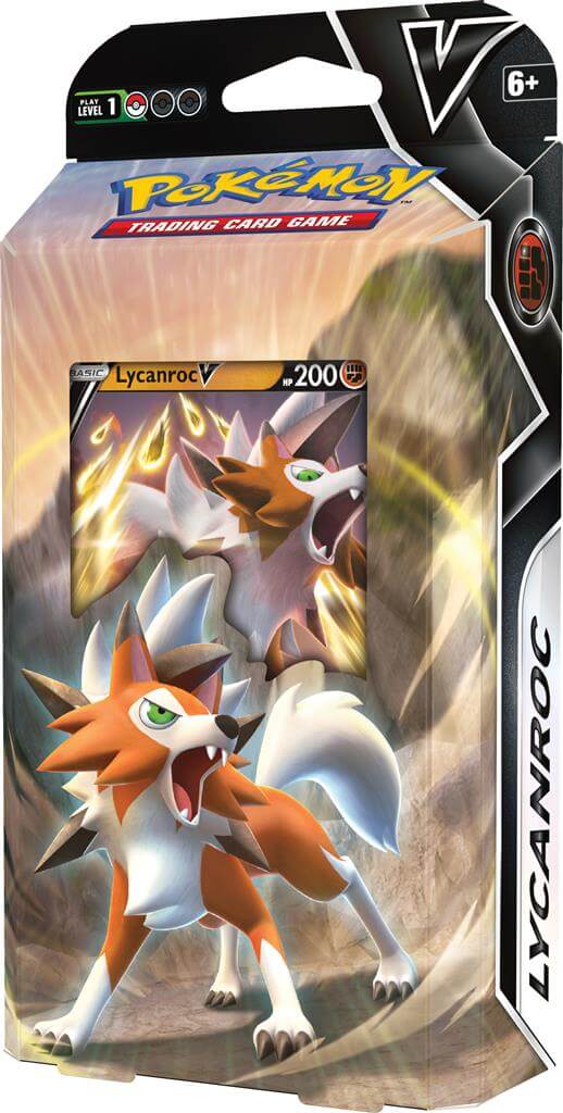 Pokémon Ontketen de krachten van de schemering en de nacht met een deck met Lycanroc V of Corviknight V! Lycanroc V leidt een krachtig team Fighting types, en Corviknight V biedt de verpletterende kracht van Metal types, zodat je beurt na beurt grote aanv