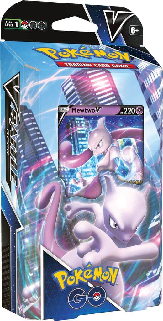 Pokémon Ontketen mentale macht of metalen chaos met een deck onder leiding van Mewtwo V of Melmetal V! Mewtwo V leidt een ongrijpbaar team van paranormale types, en Melmetal V brengt de verpletterende kracht van metaaltypes, zodat je beurt na beurt snel k