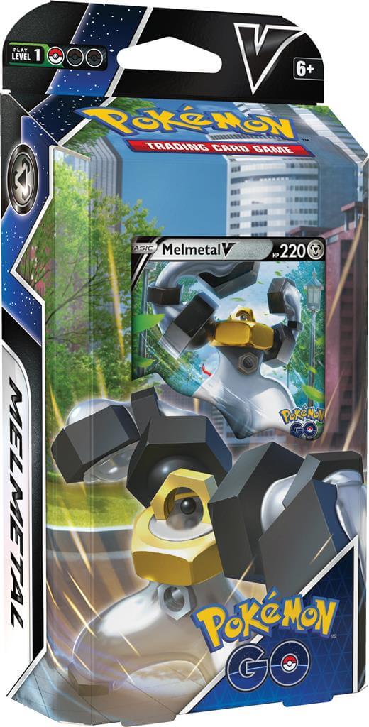 Pokémon Ontketen mentale macht of metalen chaos met een deck onder leiding van Mewtwo V of Melmetal V! Mewtwo V leidt een ongrijpbaar team van paranormale types, en Melmetal V brengt de verpletterende kracht van metaaltypes, zodat je beurt na beurt snel k