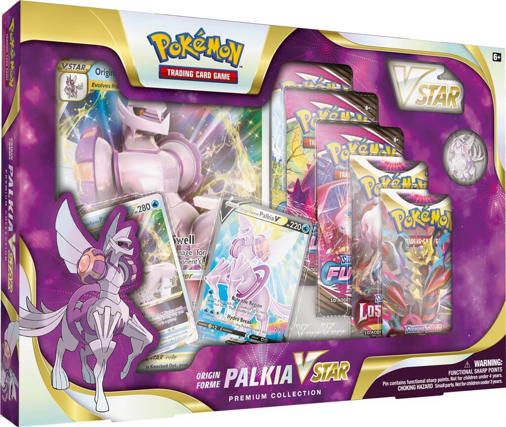 Wil jij een Pokémon Pokémon TCG Dialga Palkia VSTAR Premium Collection kopen? Wij hebben een groot assortiment aan Pokémon producten! Betaal gelijk of achteraf.