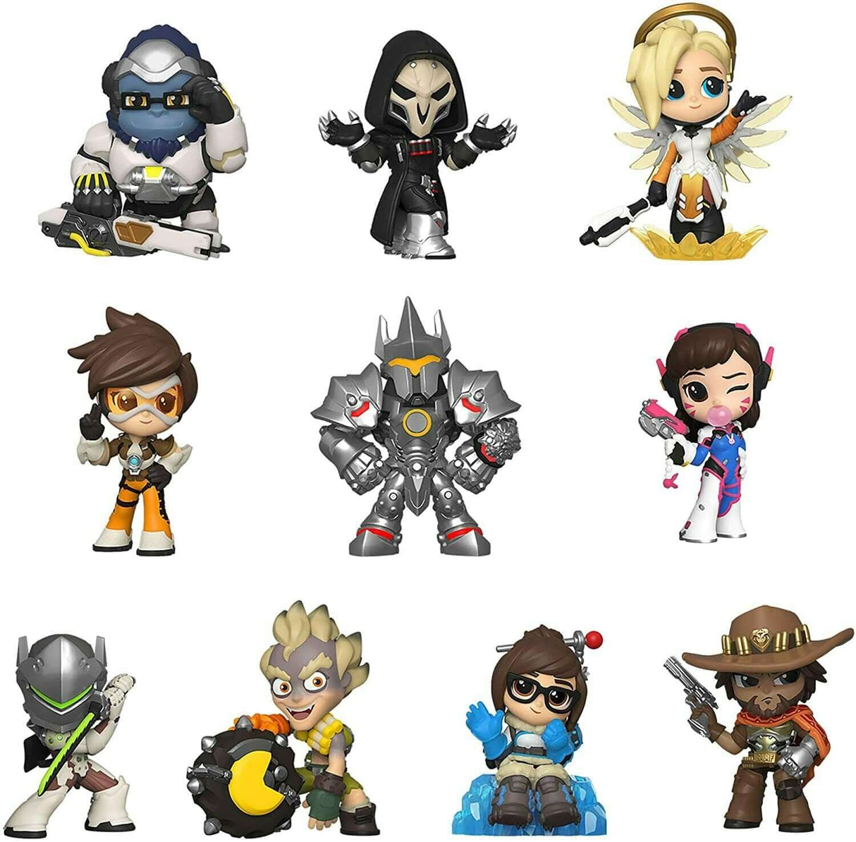UITVERKOOP Mini Vinyl Figures van Overwatch. Elke Figure is ongeveer 6 cm groot.