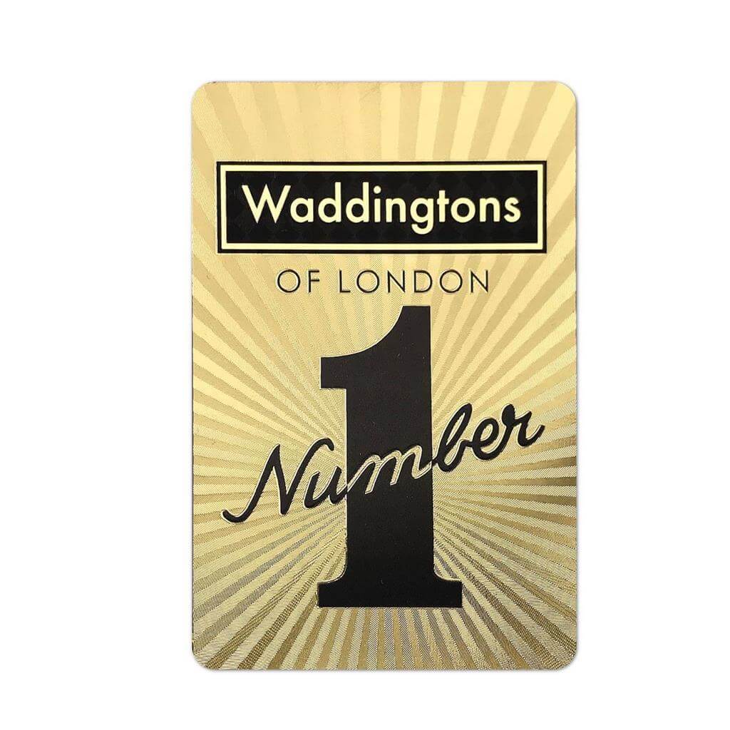 UITVERKOOP Gouden editie van Waddingtons Number 1 standaard speelkaarten!