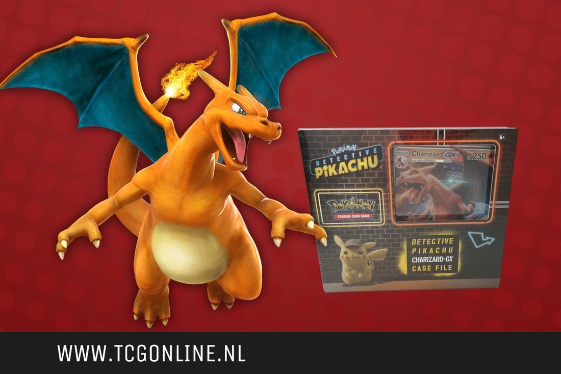 Alleen dit weekend €5,00 korting op elke DP Charizard-GX Case File!