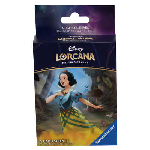 Lorcana Speciale Ursula's Return Card Sleeves met Snow White. Bevat 65 sleeves.