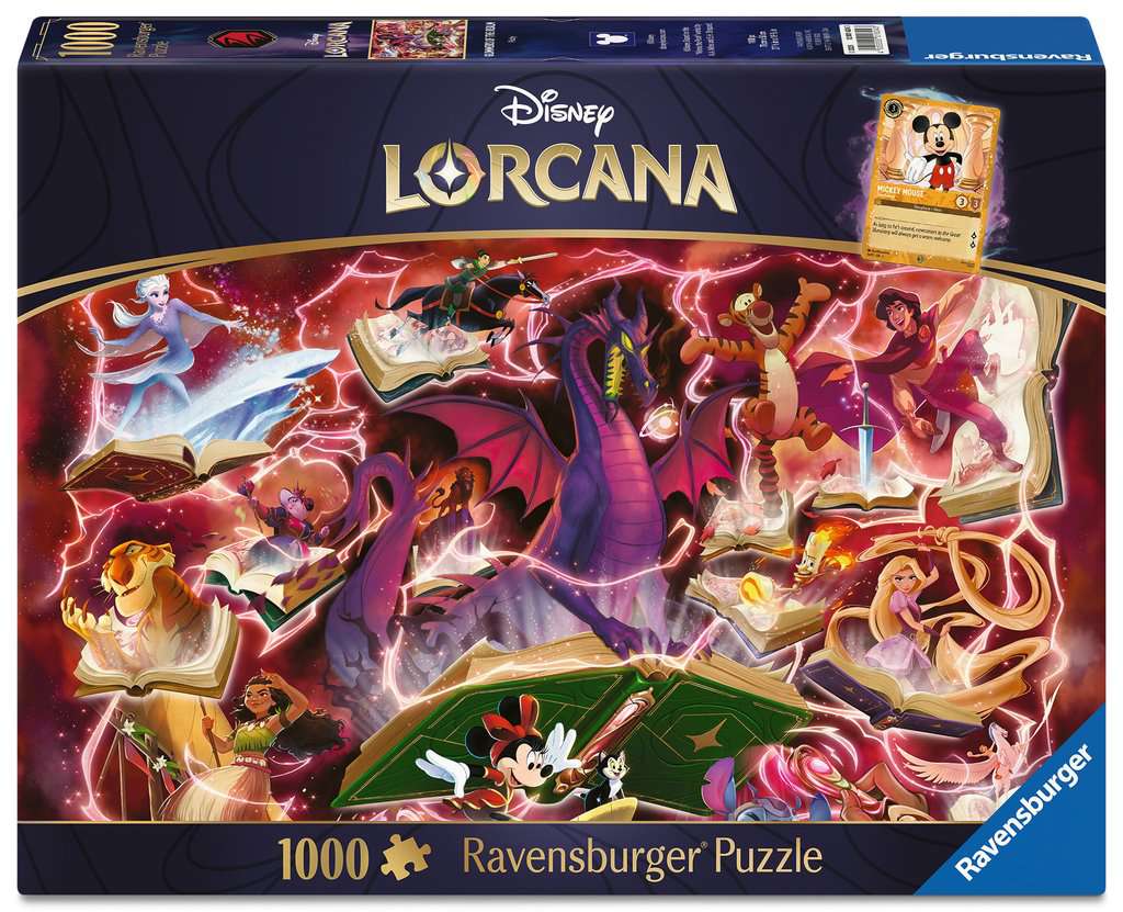 Disney Lorcana - Scintillements du Royaume Puzzle - Rubis (1000 pièces)