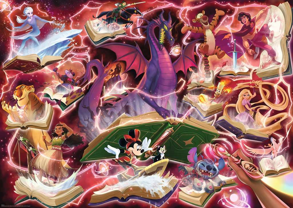 Disney Lorcana - Scintillements du Royaume Puzzle - Rubis (1000 pièces)