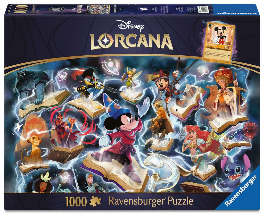 Disney Lorcana - Lueur d'un autre monde Puzzle - Acier (1000 pièces)