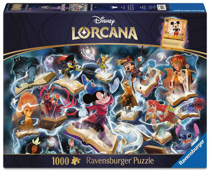 Disney Lorcana - Lueur d'un autre monde Puzzle - Acier (1000 pièces)