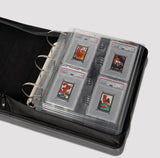 Gemloader Premium Graded Card Binder voor PSA [28 slots – 2x2 indeling] Zwart
