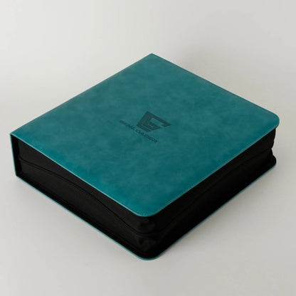 Classeur de cartes gradées Gemloader Premium pour Slabs [28 emplacements – disposition 2x2] Turquoise