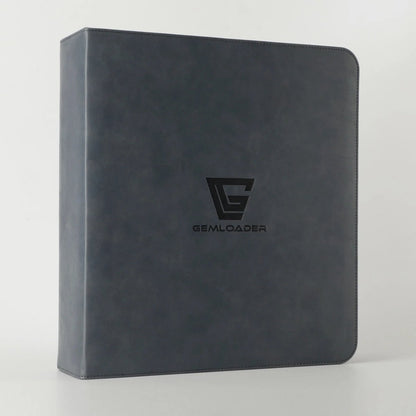 Gemloader Premium Graded Card Binder pour Slabs [28 emplacements – configuration 2x2] Gris