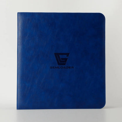 Gemloader Premium Graded Card Binder voor Slabs [28 slots – 2x2 indeling] Blauw