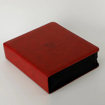Classeur Gemloader Premium pour cartes à collectionner gradées [28 emplacements – disposition 2x2] Rouge