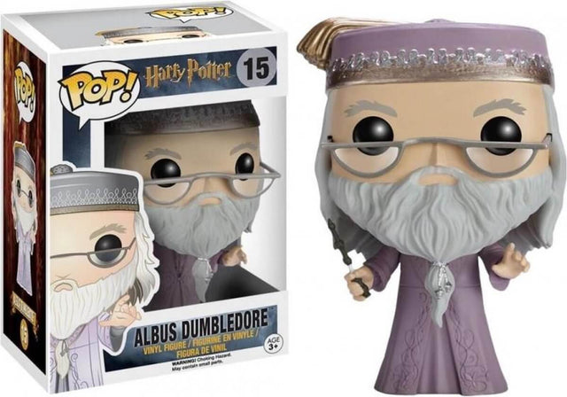 Harry Potter POP! Movies Vinyl Figure Dumbledore with Wand #15