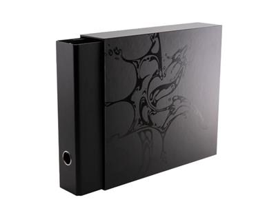 Dragon Shield Classeur avec Étui Rigide Sanctuary - 4 Anneaux - Noir