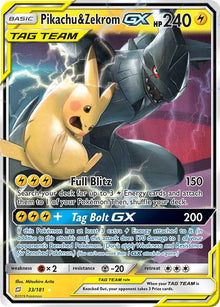 Pikachu & Zekrom GX - Alliance Infaillible - 33/181