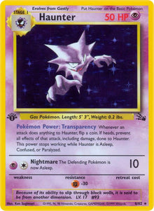 Haunter (1st Edition) - Fossil - 6/62