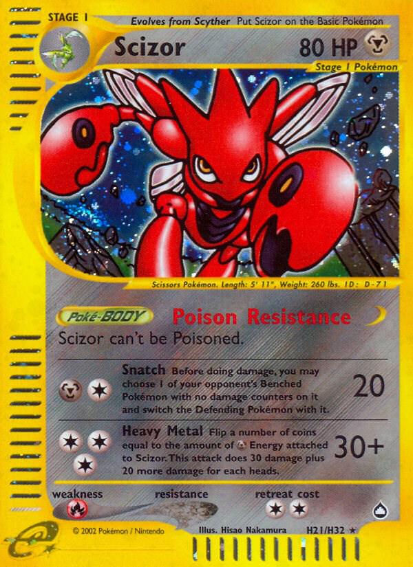 Scizor - Aquapolis - H21/H32