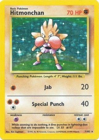 Hitmonchan - Base Set - 7/102