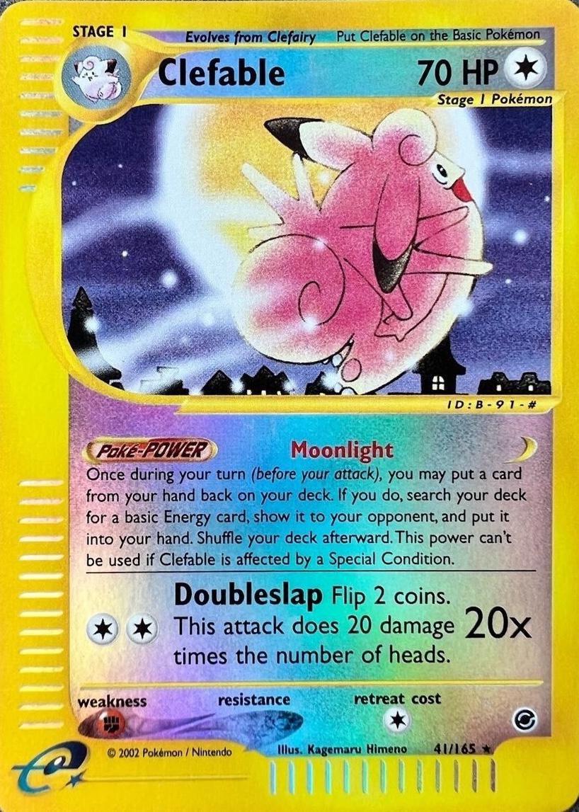 Clefable - Expedition Base Set - 41/165