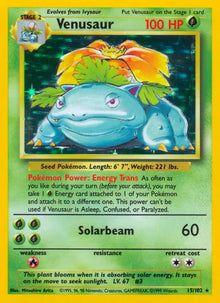 Venusaur - Base Set - 15/102