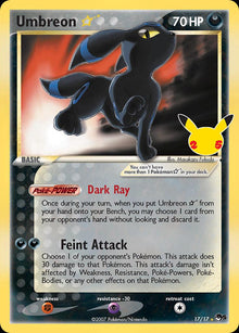 Umbreon Gold Star - Célébrations - 17/17