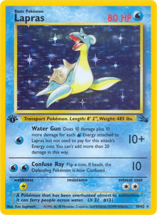 Lapras (1st Edition) - Fossil - 10/62
