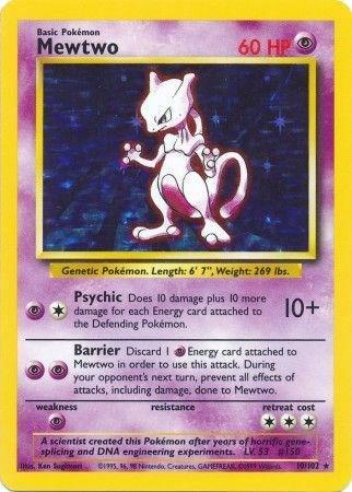 Mewtwo - Base Set - 10/102