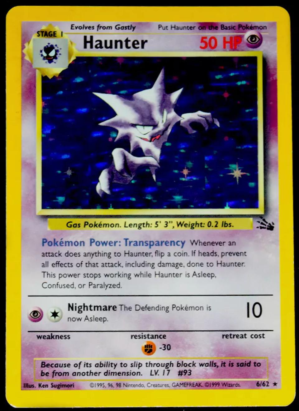 Haunter - Fossil - 6/62
