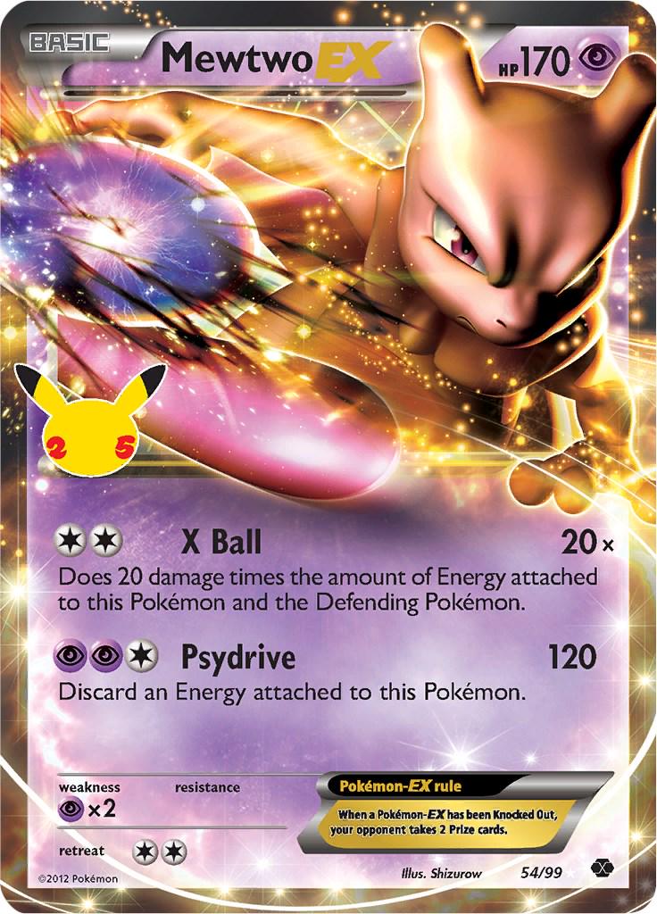 Mewtwo ex - Célébrations - 54/99