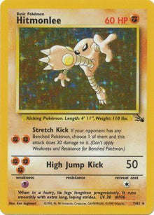 Hitmonlee - Fossil - 7/62