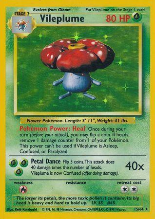 Vileplume (carte erreur) - Jungle - 15/64 (EXC)