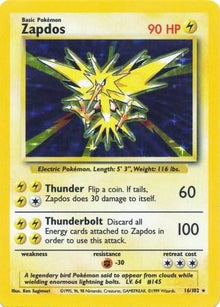 Zapdos - Base Set - 16/102