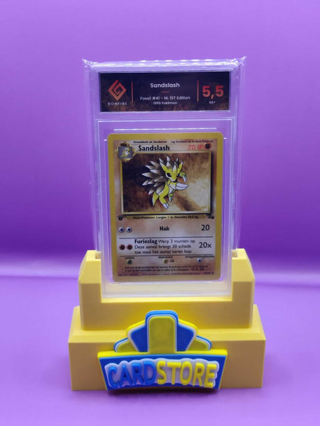 Sandslash 1st Edition - Fossil - #41 - Bonfire Grading 5,5