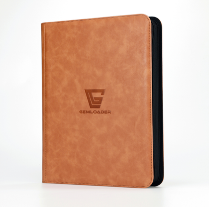 Gemloader Premium 3”X4” Toploader Binder (216 Pockets) - Hazel
