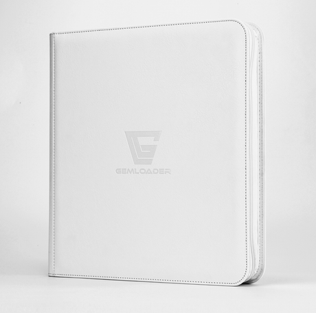 Gemloader Premium 3X4 Traditional Sleeved Collector's Binder (480 Pockets) - Wit