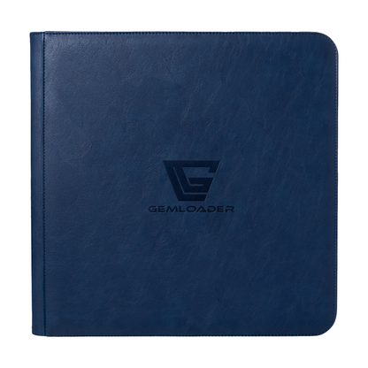 Gemloader Premium 3X4 Traditional Sleeved Collector's Binder (480 Pockets) - Blauw