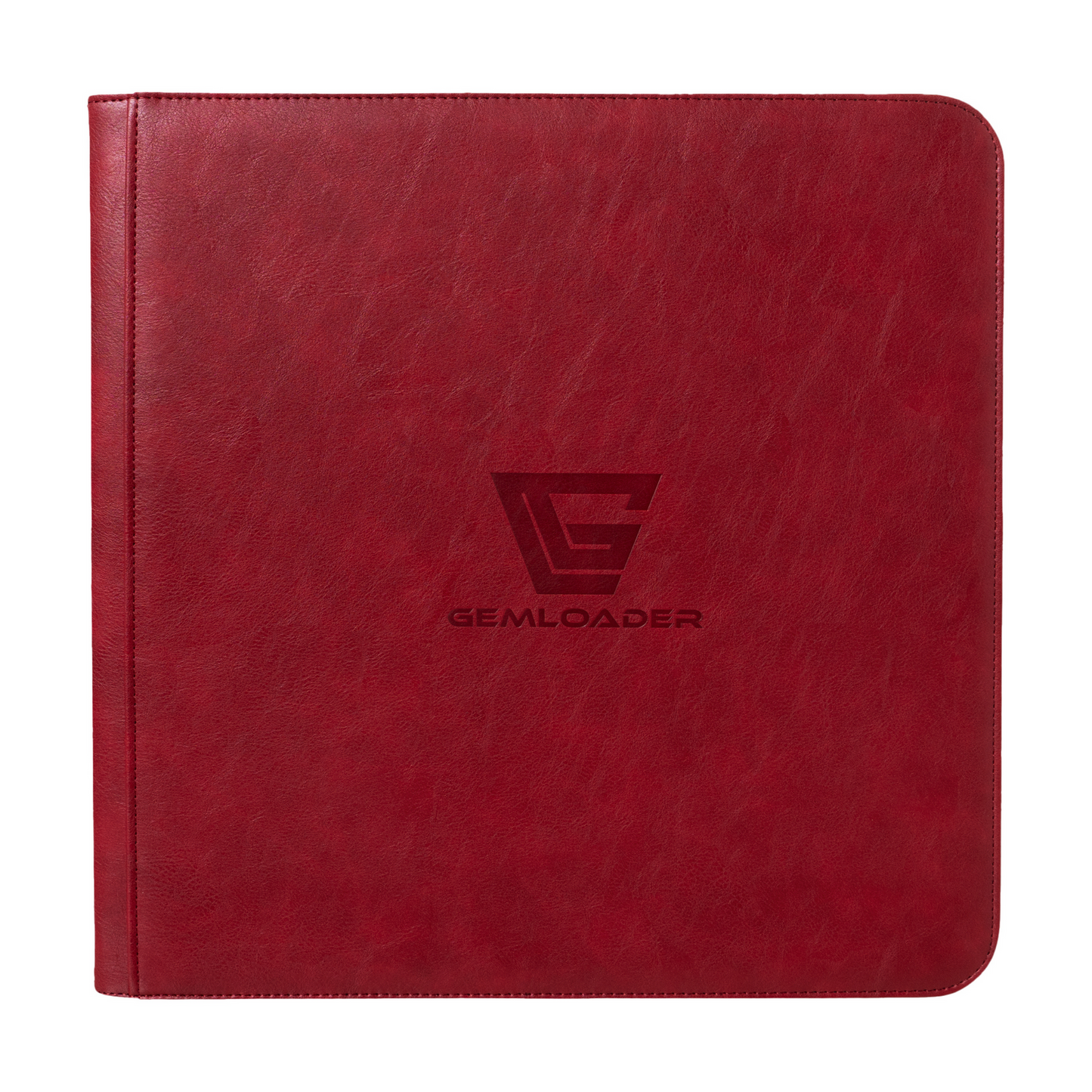 Gemloader Premium 3X4 Traditional Sleeved Collector's Binder (480 Pockets) - Red